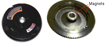 Outboard flywheel illustration