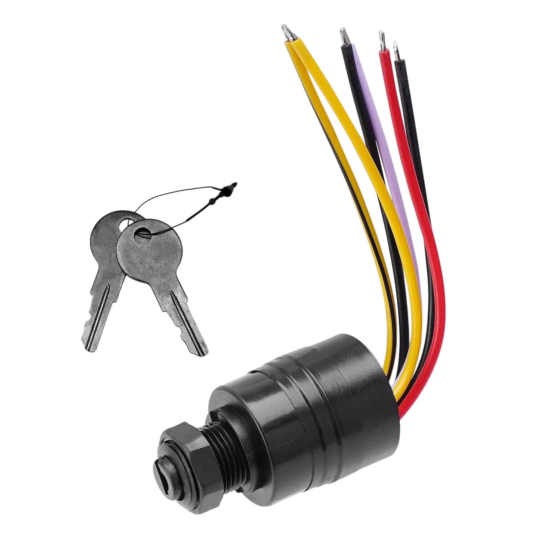Universal ignition key switch for most Mercury/Mariner Outboard engines.