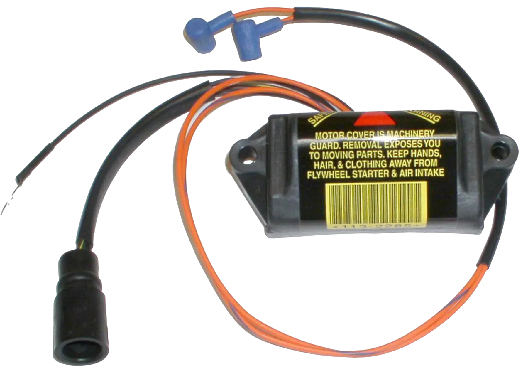 113-2285 is an ignition power pack for 4 HP Johnson/Evinrude 1985 and 1994-96 models. Used when replacing a failed ignition module that causes misfire or spark loss.