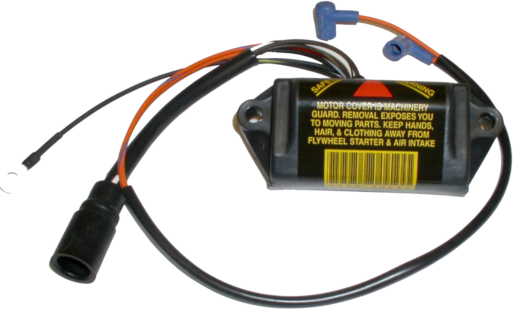 Fits 8 HP Johnson/Evinrude 1985 electric start models: 113-3241 is an ignition power pack. Helps correct intermittent ignition failure and rough running caused by a weak module.