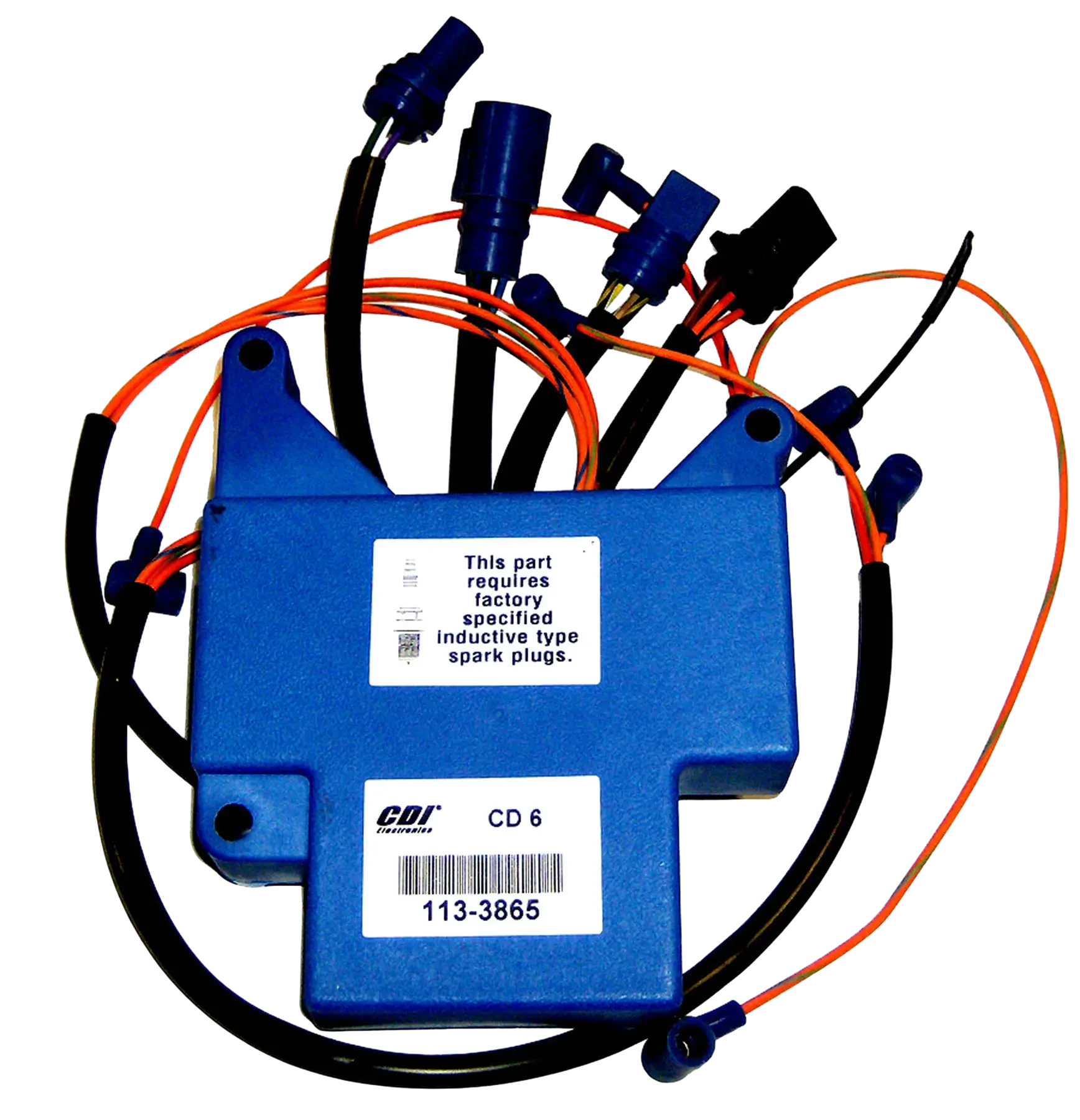 113-3865 is a replacement ignition power pack used on 150 HP Johnson/Evinrude 1989-91 models. Helps correct intermittent ignition failure and rough running caused by a weak module.