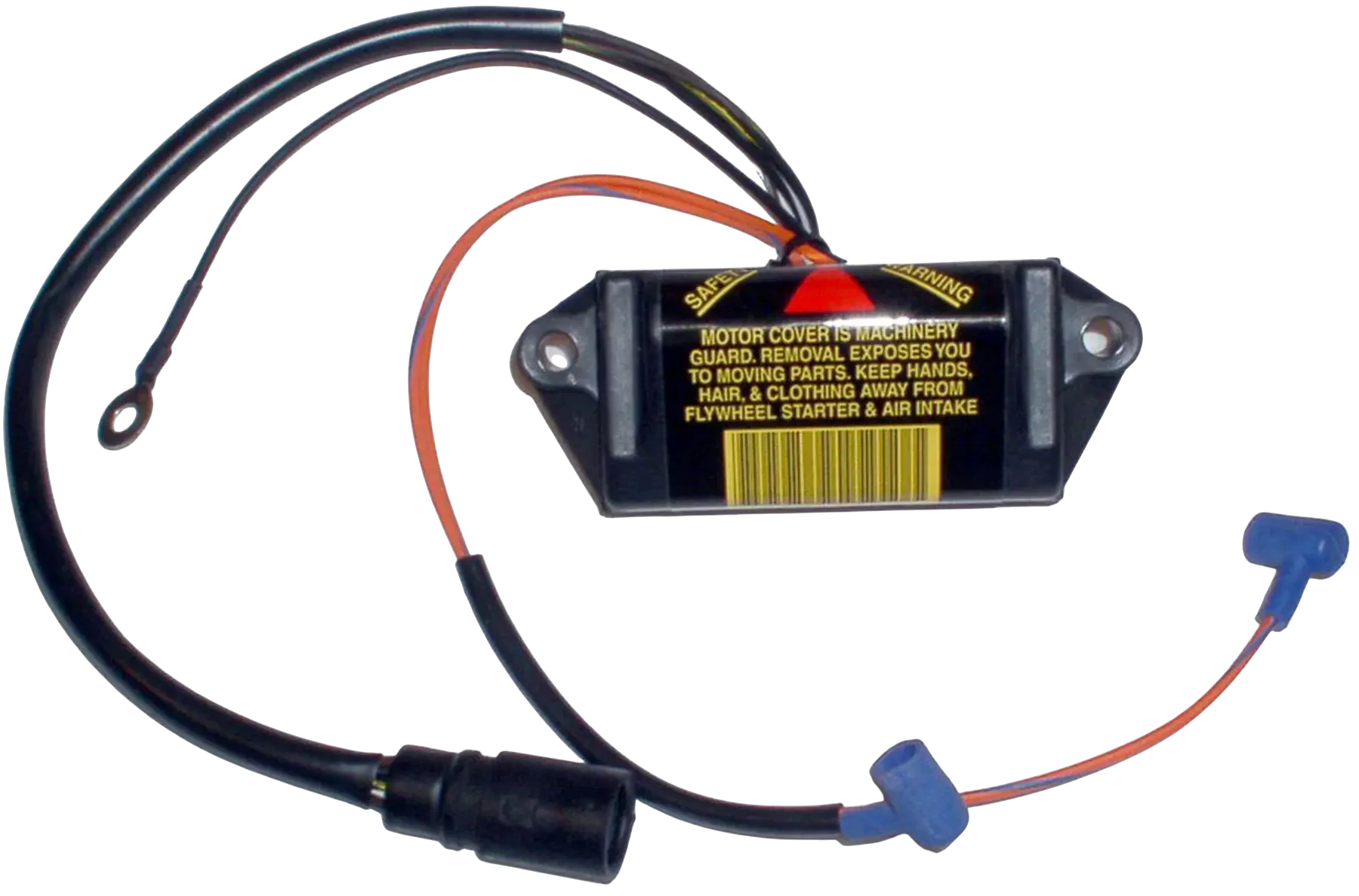 113-4783 is an ignition power pack built for 9.9 HP Johnson/Evinrude 1993-2005 2 stroke models. Used when replacing a failed ignition module that causes misfire or spark loss.