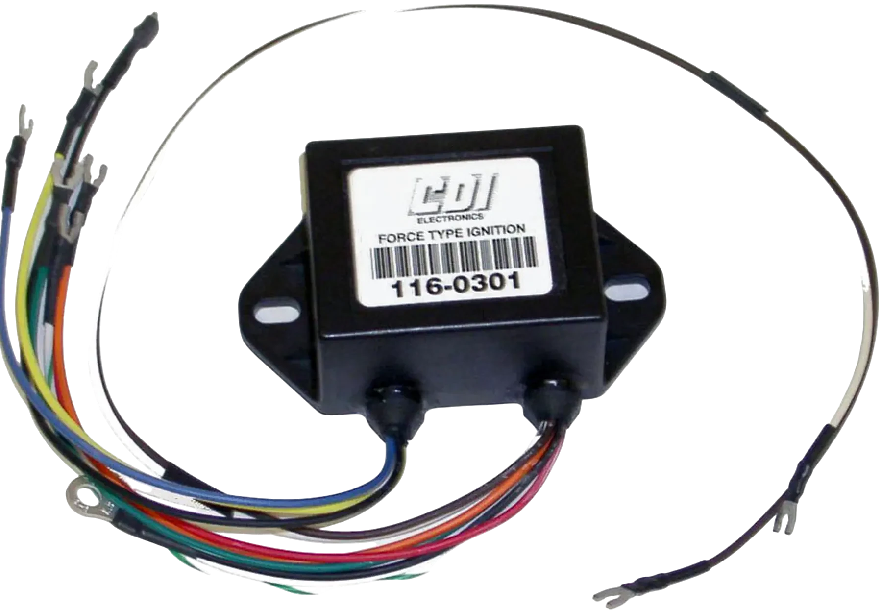 116-0301 CDI Electronics Power Pack for Chrysler 9.9 HP 1979-84. Engineered for precision timing and rapid spark recovery. This marine-grade ignition module ensures smooth idling and reliable starts for 9.9 HP outboards.