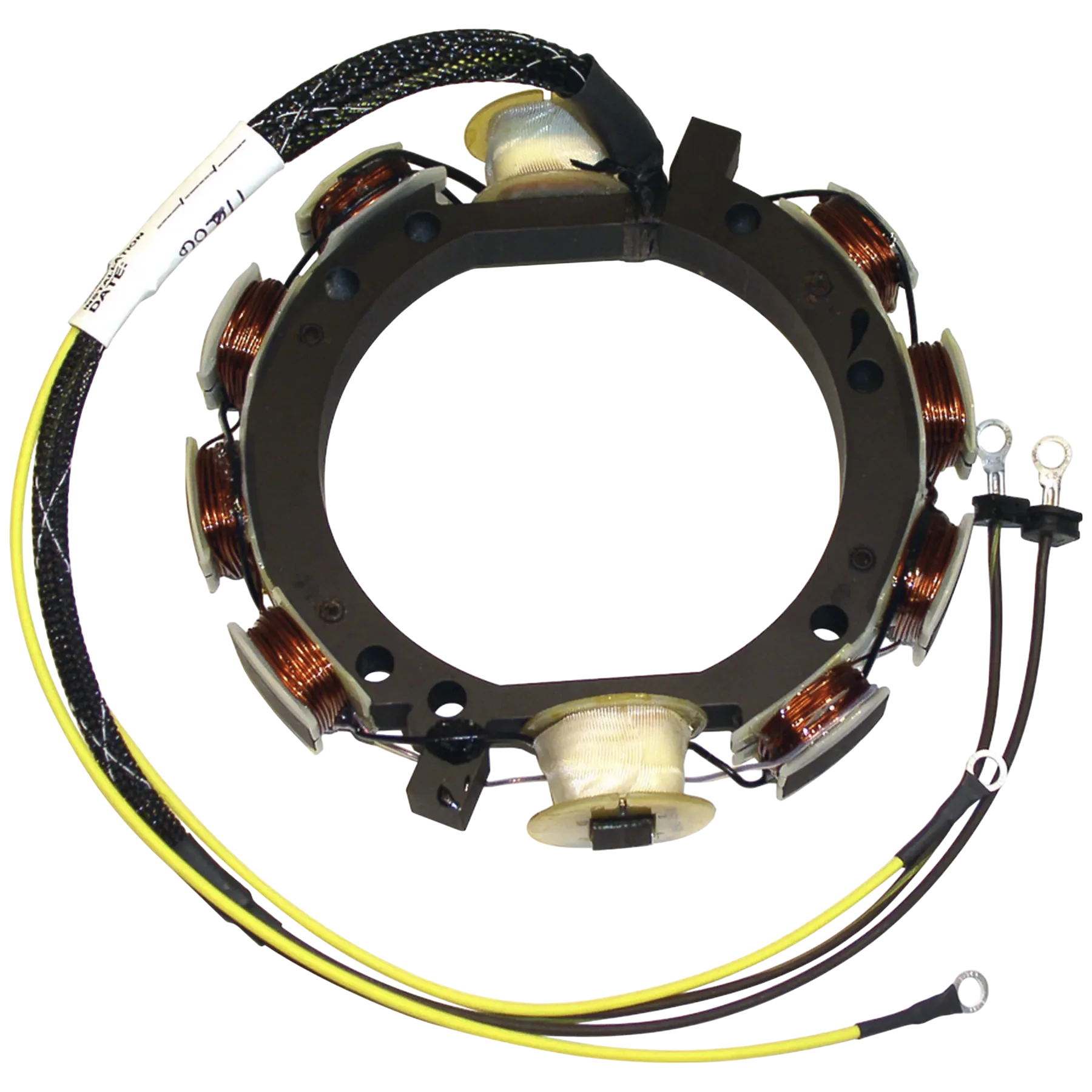 For 85 HP Johnson/Evinrude 1973-77 6 amp models, 173-1225 is an ignition stator. Generates ignition voltage needed for consistent spark delivery.
