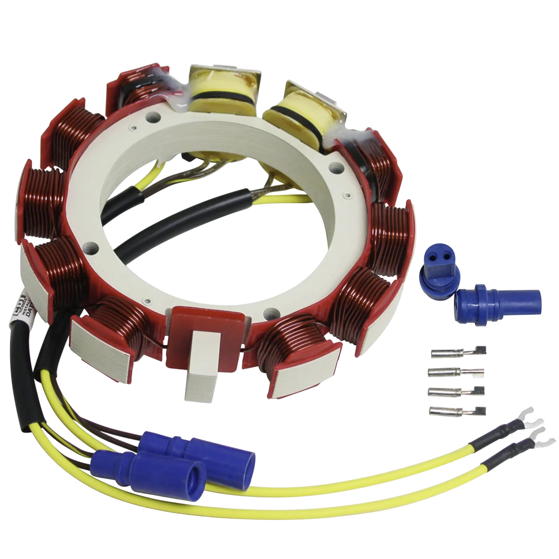 Fits 200 HP Johnson/Evinrude 1986-87 models: 173-3117 is an ignition stator. Supplies electrical output for the ignition system on compatible engines.