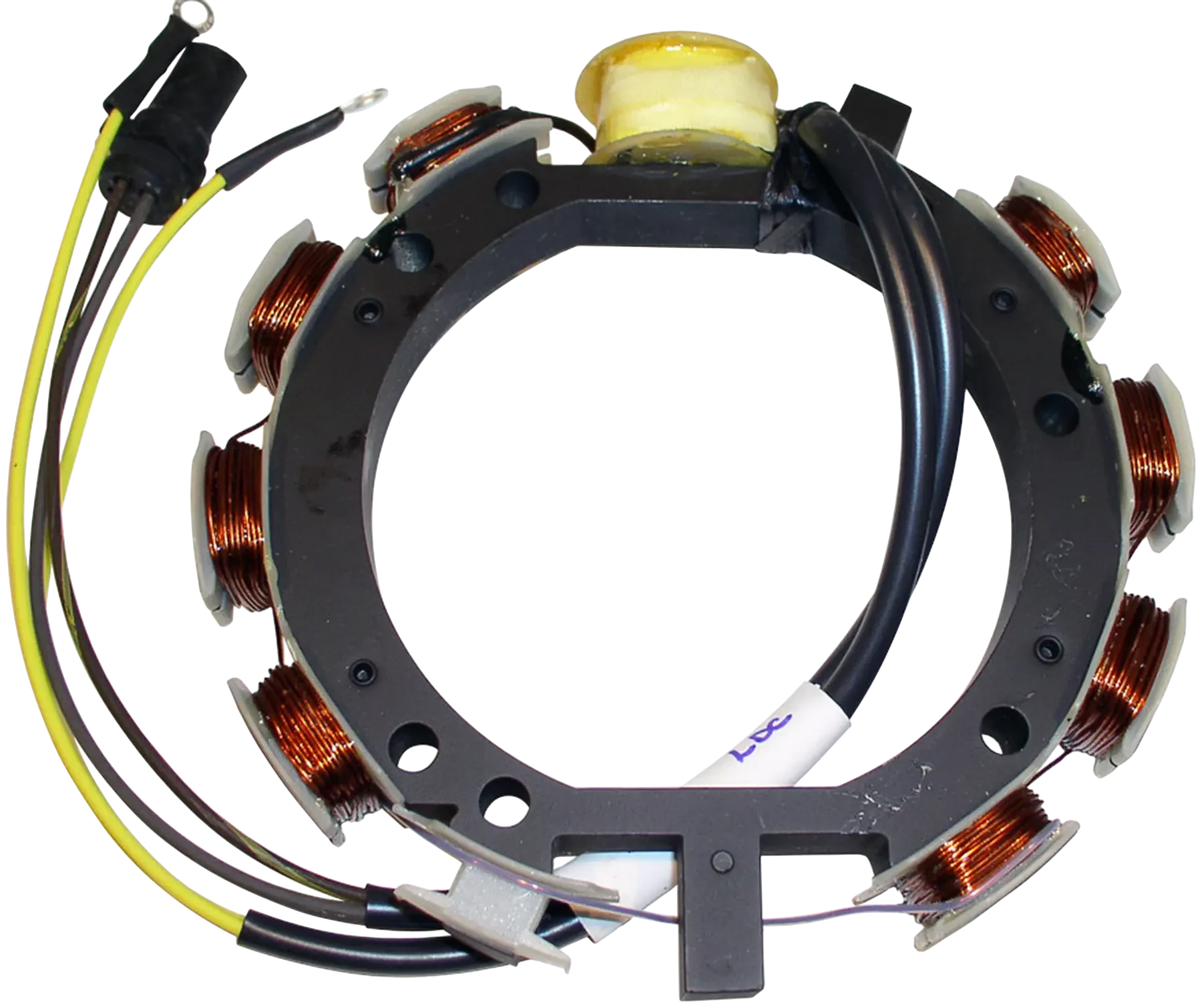 For 60 HP Johnson/Evinrude 1986-90 models, 173-3724 is an ignition stator. Helps maintain stable spark energy across the operating range.