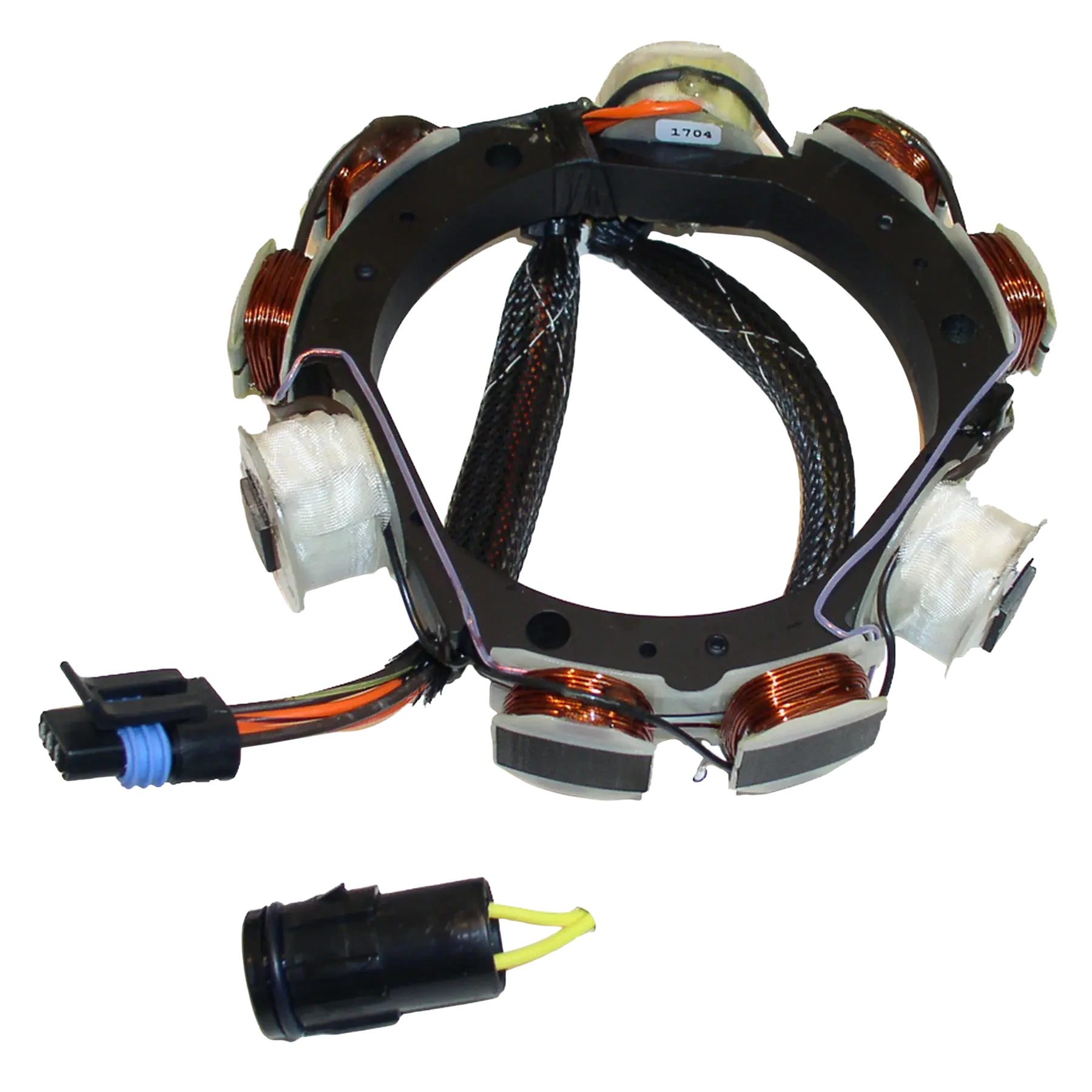 173-4954 fits 9.9 HP Johnson/Evinrude 1995-2001 4 stroke models as an ignition stator. Restores dependable ignition charging output in demanding marine conditions.