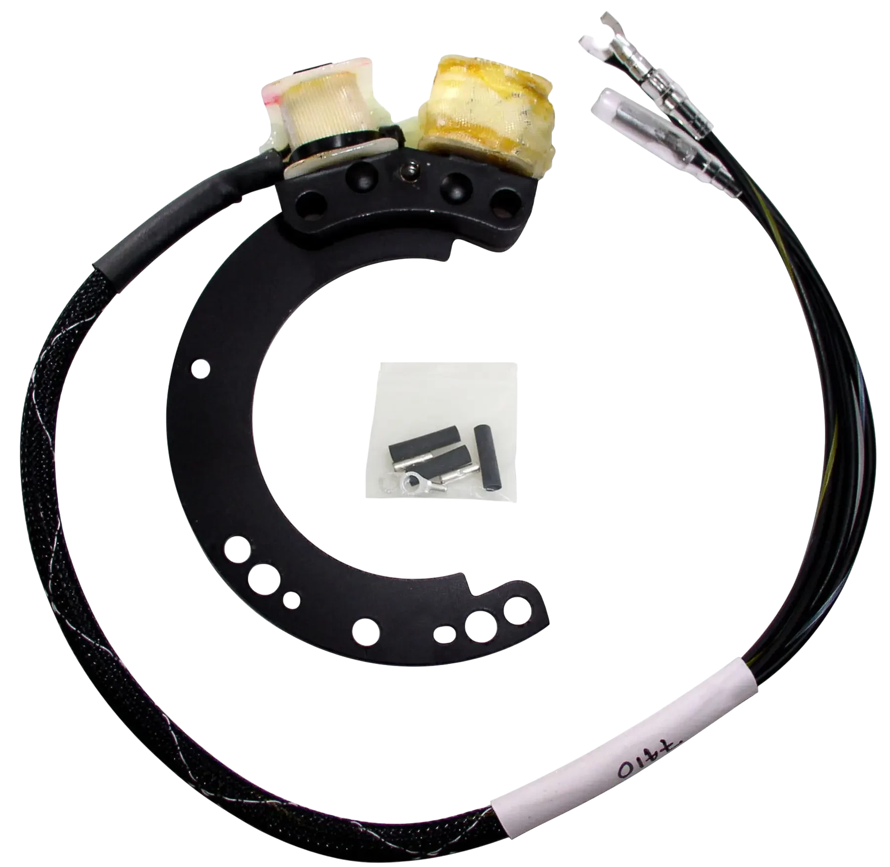 For 6 HP Mercury/Mariner 1986-96 models with Serial # OA197112 thru OG289100, 174-6617K1 is an ignition stator. Used to correct ignition power loss caused by a failing stator assembly.