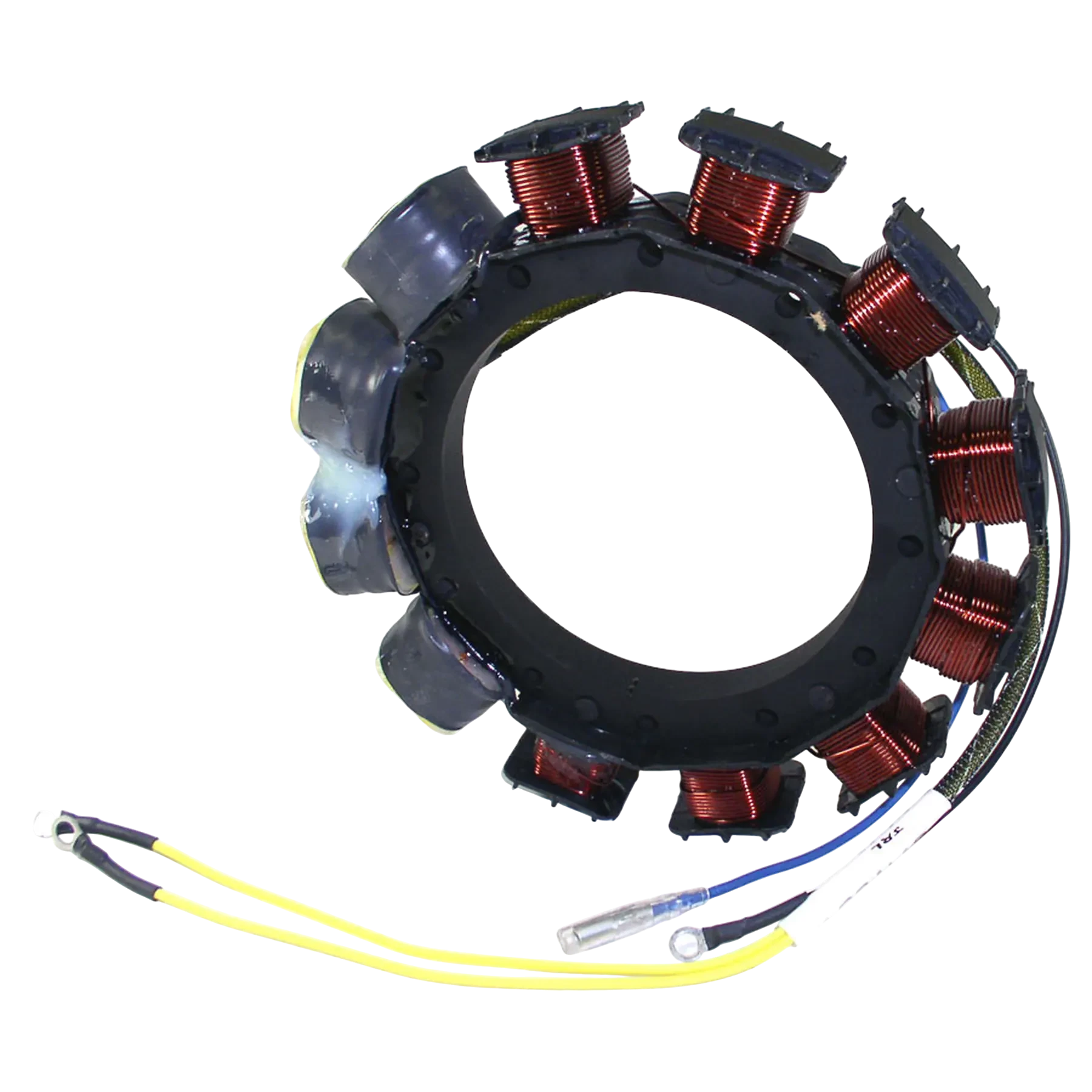 176-4796K1 is an ignition stator built for 150 HP Force 1991 B, C, D, F and J models, 1992 A and C models and 1991-92 models with Serial # OE000001 thru OE009499. Helps maintain stable spark energy across the operating range.