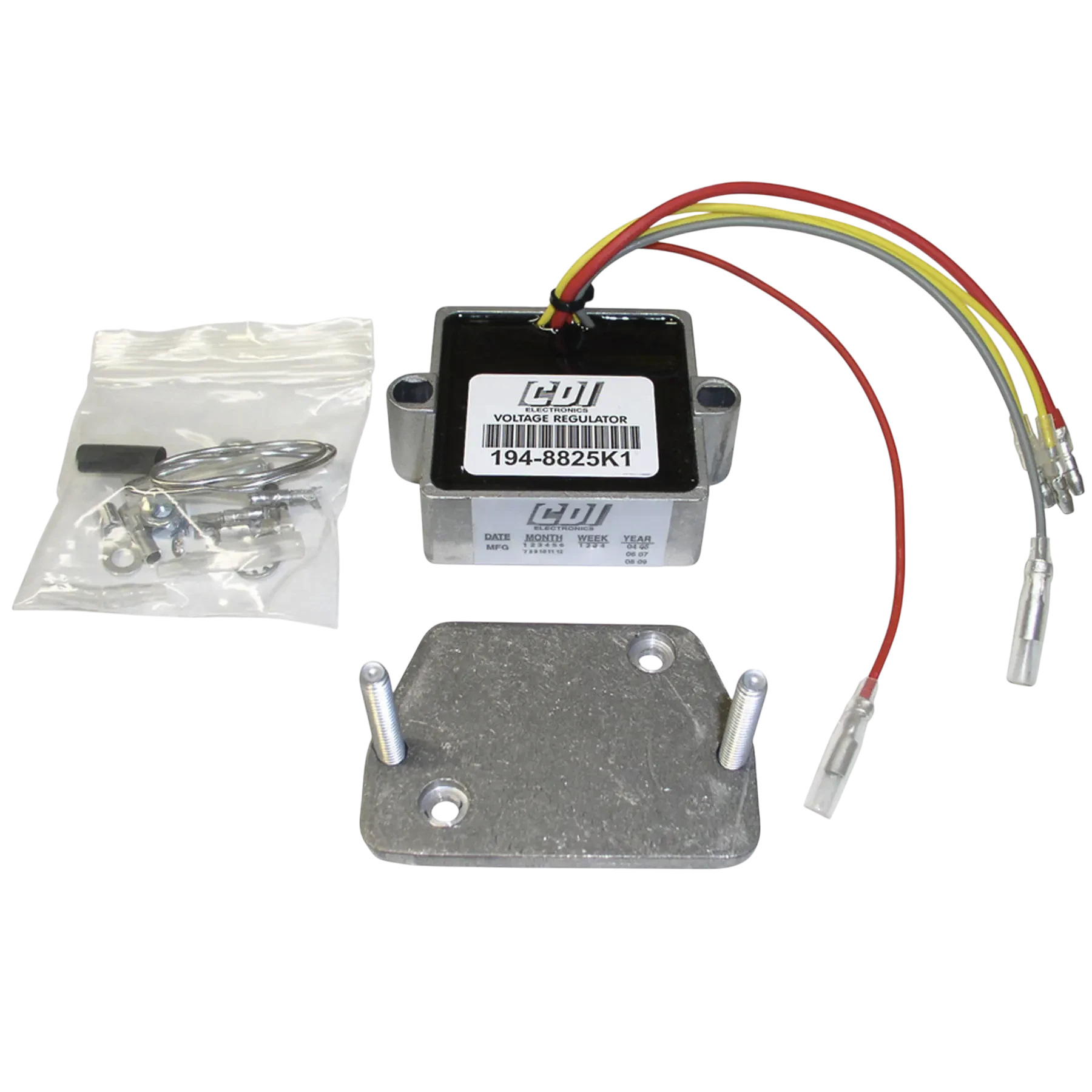 CDI Electronics 194-8825K1 Voltage Regulator for Mercury Outboards