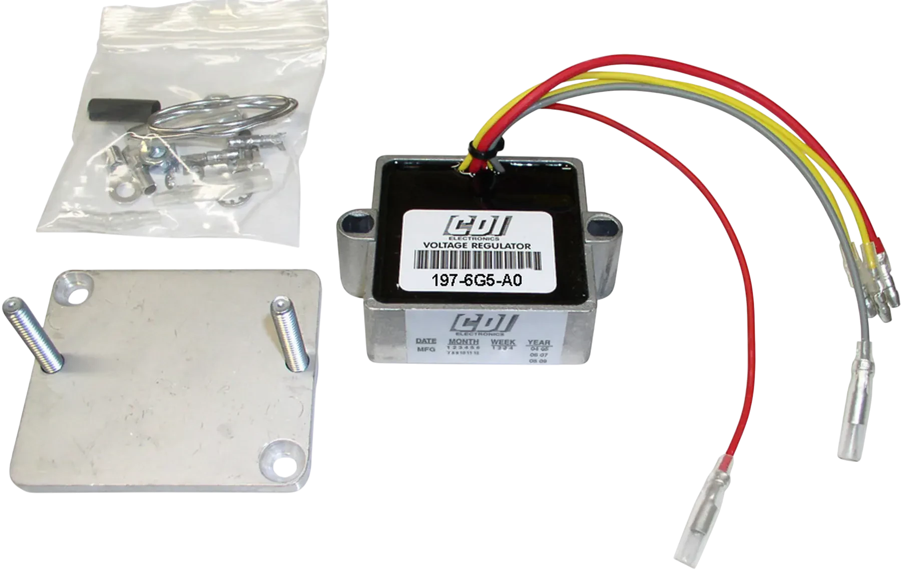 CDI Electronics 197-6G5-A0 Rectifier for Yamaha Outboards