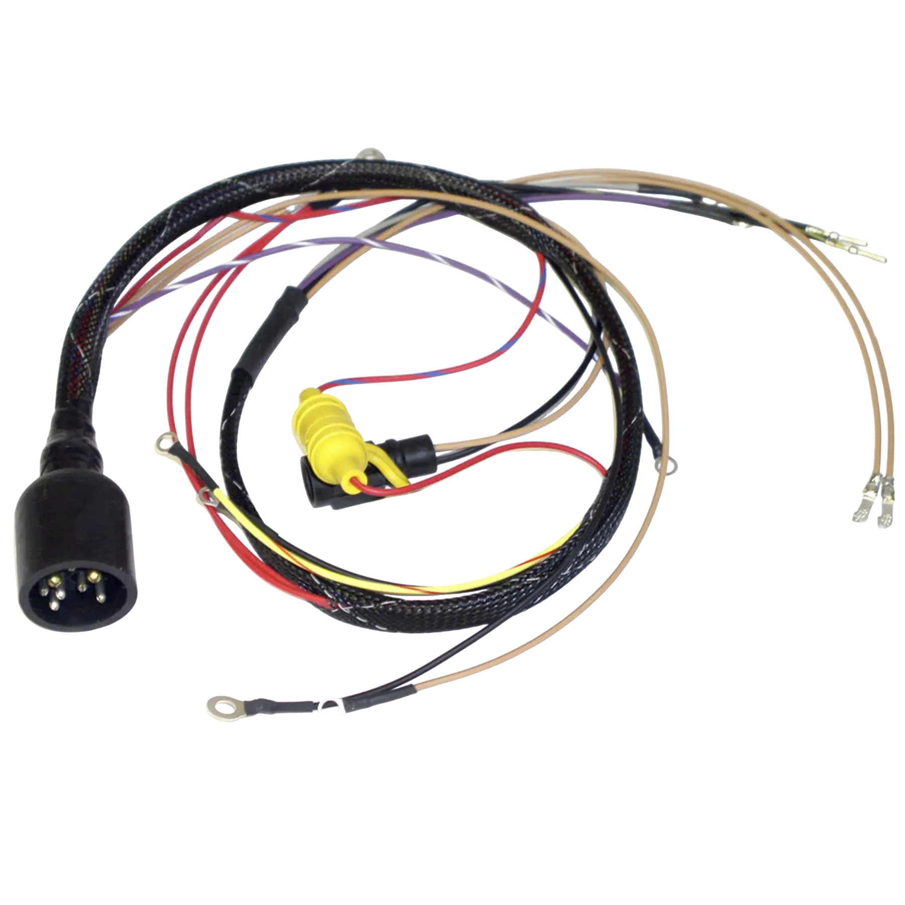 413-3047 fits 200 HP Johnson/Evinrude 1986-87 models as an ignition engine harness. Used to replace worn or failed ignition components in outboard service.