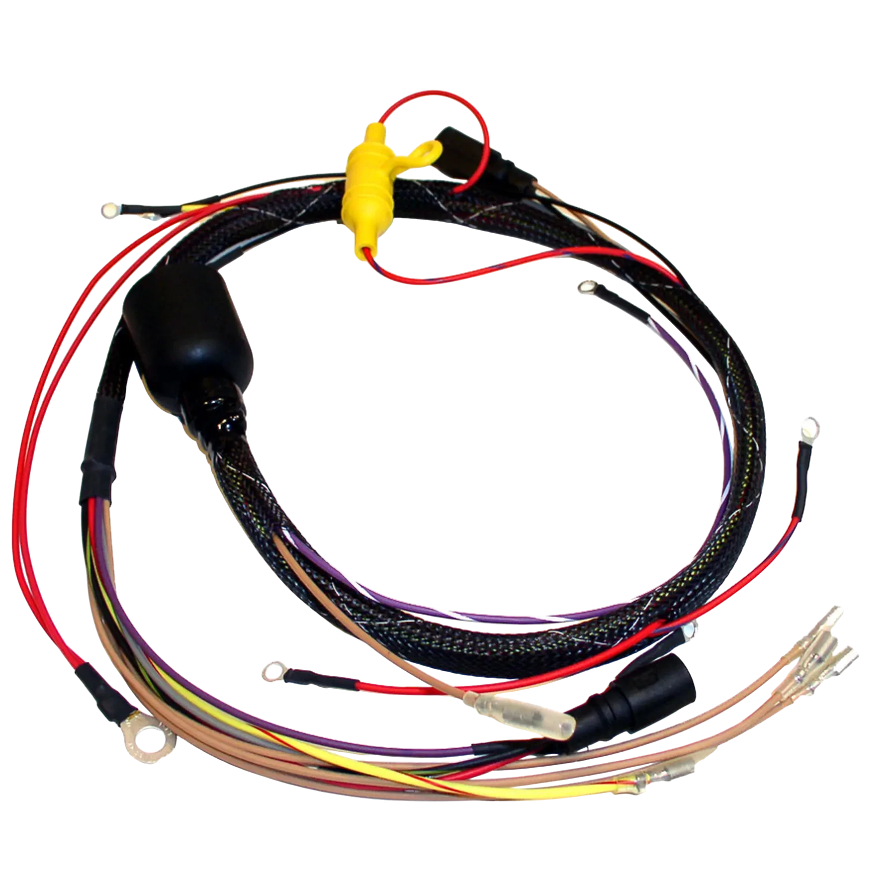 413-3284 fits 120 HP Johnson/Evinrude 1988-90 Looper models as an ignition engine harness. Helps correct ignition-related running problems on matching applications.