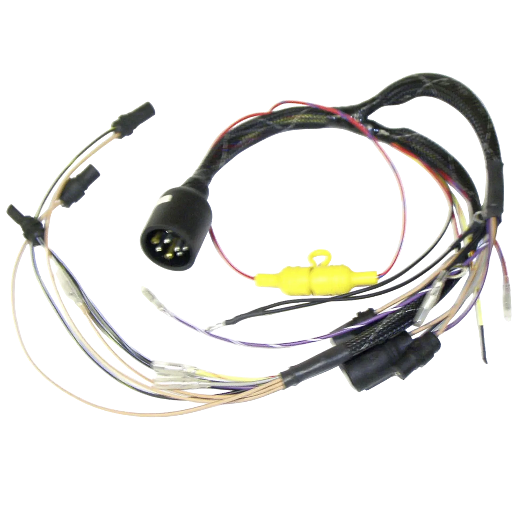 Fits 200 HP Johnson/Evinrude 1993-94 models: 413-4645 is an ignition engine harness. Used to replace worn or failed ignition components in outboard service.