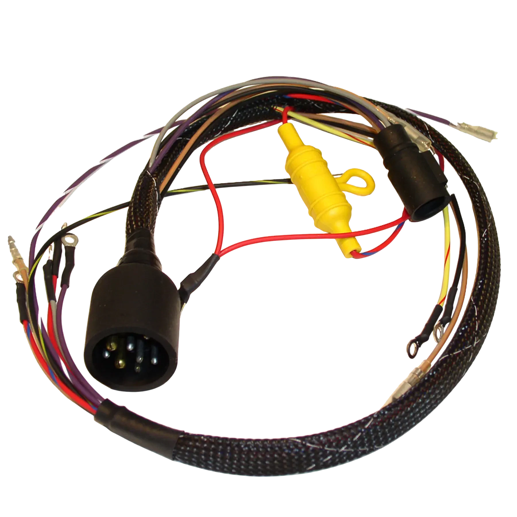 For 25 HP Johnson/Evinrude 1992 TL and J models, 413-4686 is an ignition engine harness. Supports dependable performance in heat, vibration, and moisture.