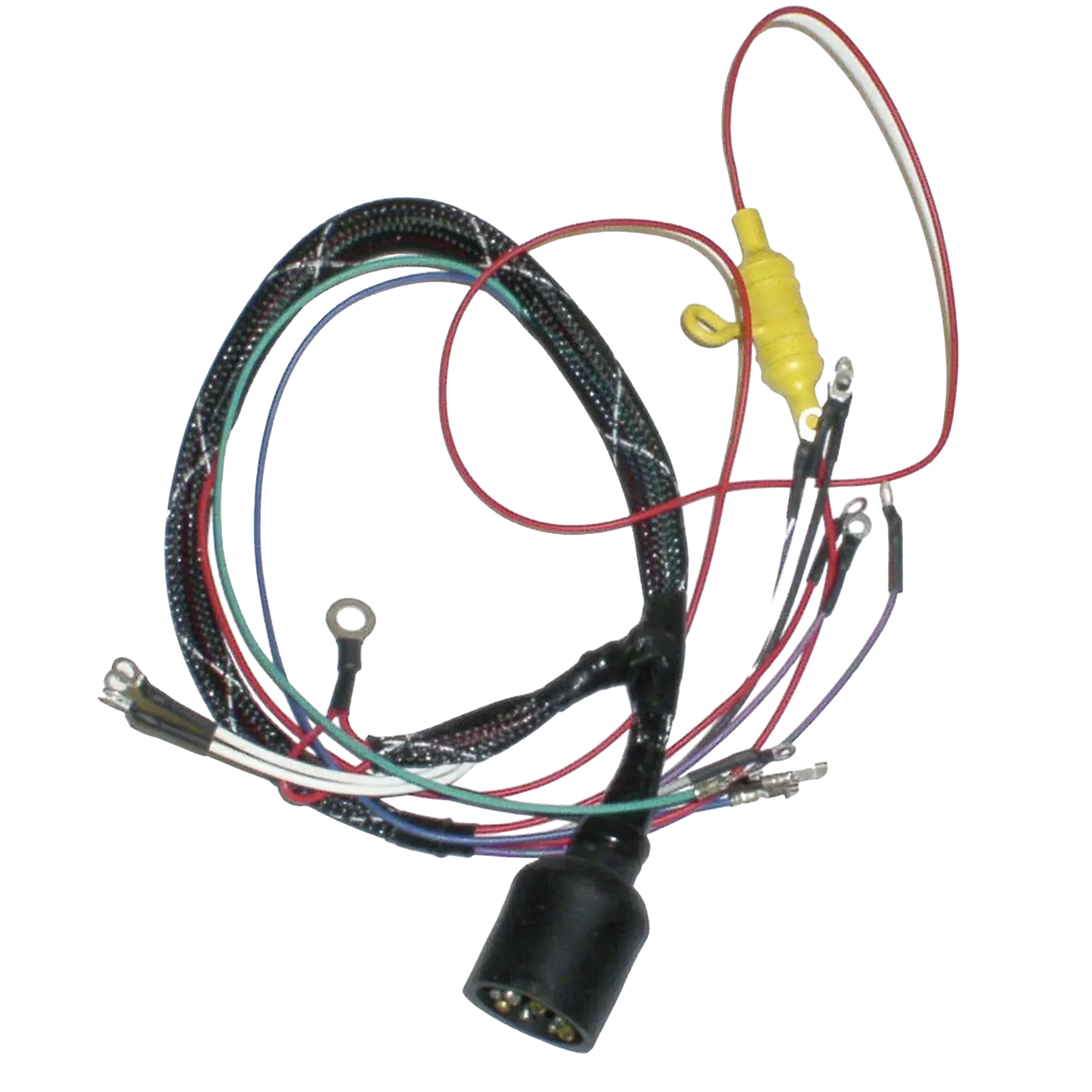 Fits 60 HP Johnson/Evinrude 1970-71 models: 413-9903 is an ignition engine harness. Helps correct ignition-related running problems on matching applications.