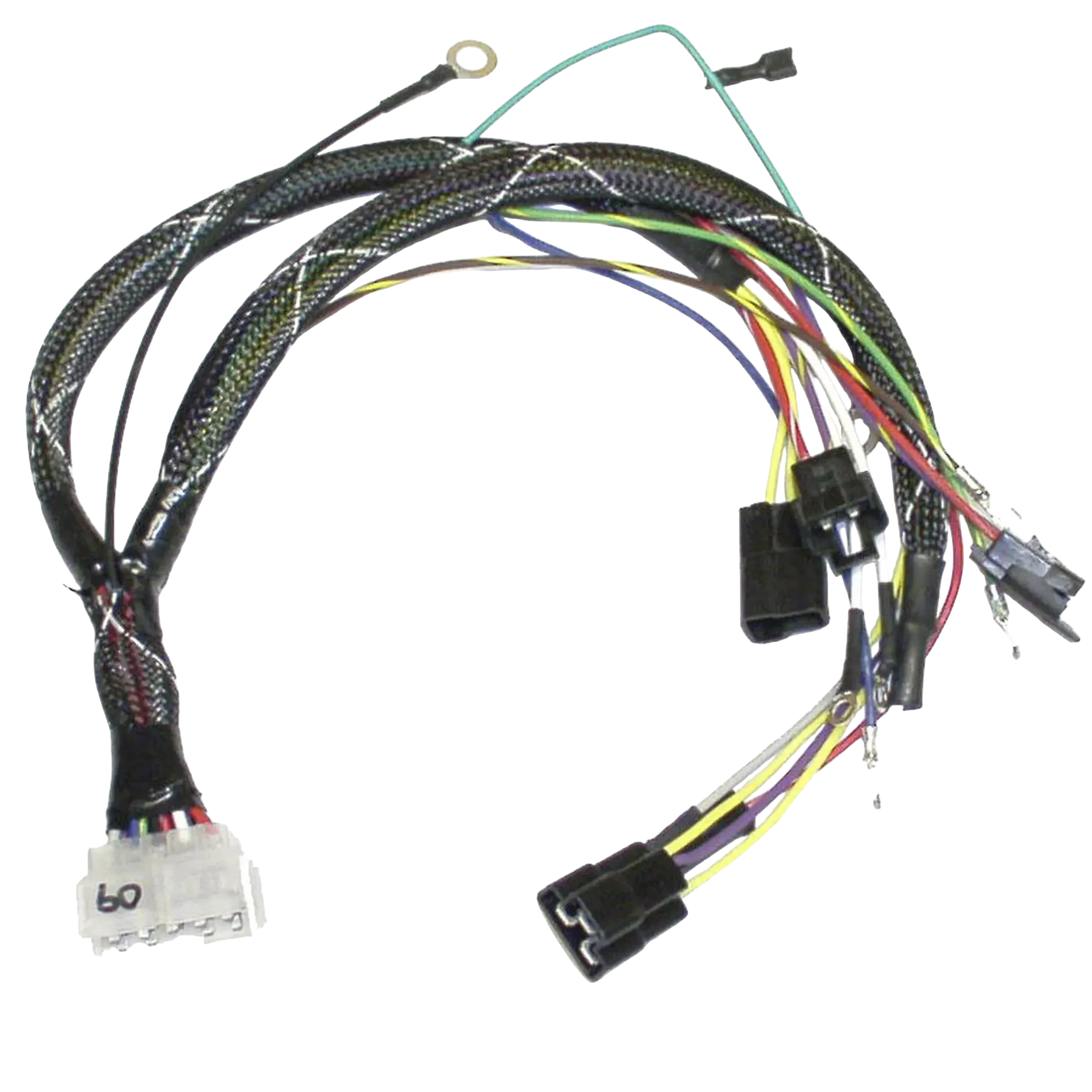 413-9909 fits 100 HP Johnson/Evinrude 1968 models as an ignition engine harness. Used to replace worn or failed ignition components in outboard service.