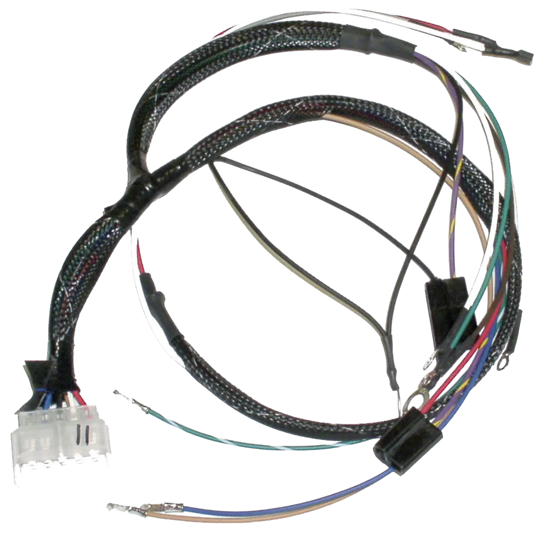 For 100 HP Johnson/Evinrude 1968 models with an alternator, 413-9911 is an ignition engine harness. Supports dependable performance in heat, vibration, and moisture.