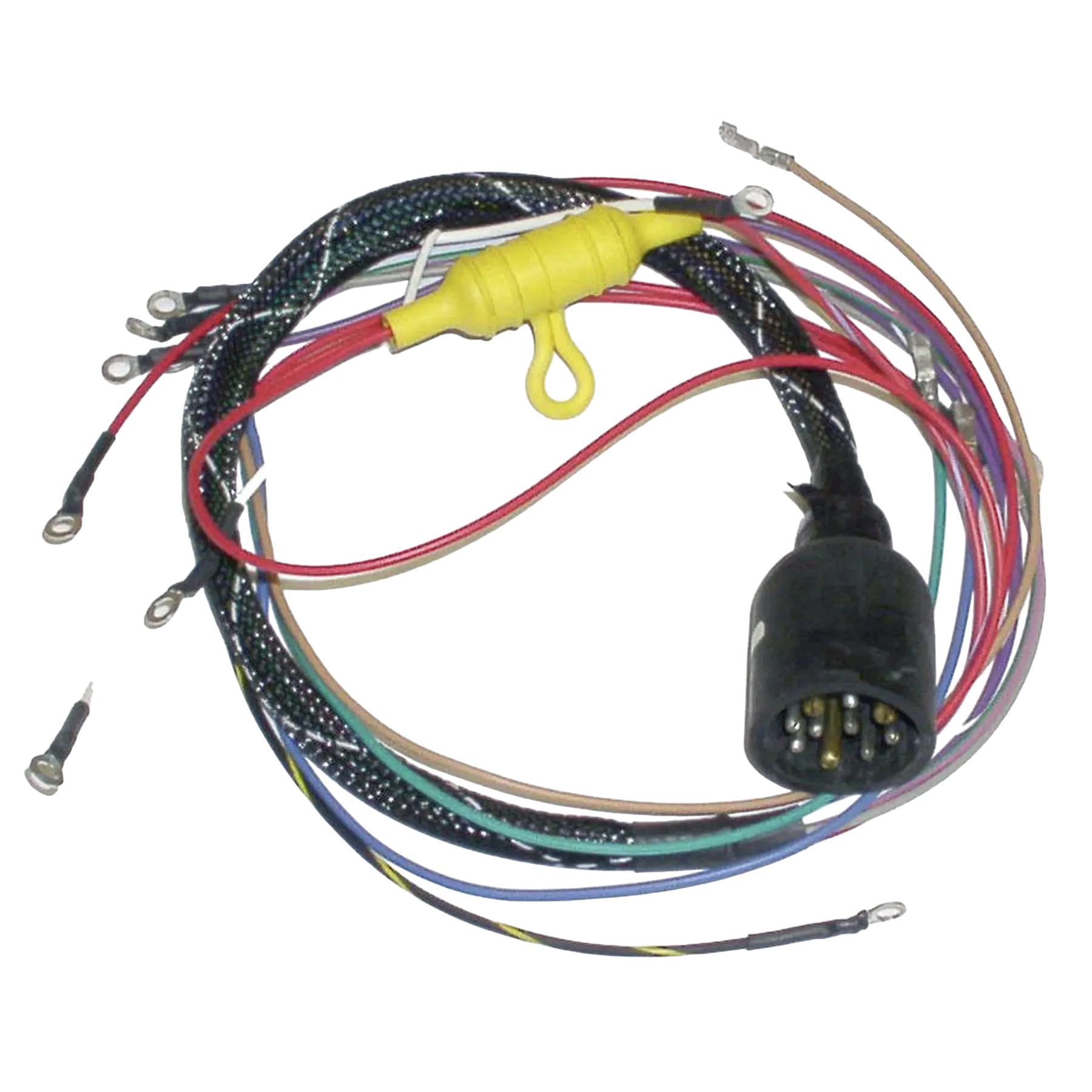 413-9912 fits 65 HP Johnson/Evinrude 1972 models as an ignition engine harness. Helps correct ignition-related running problems on matching applications.