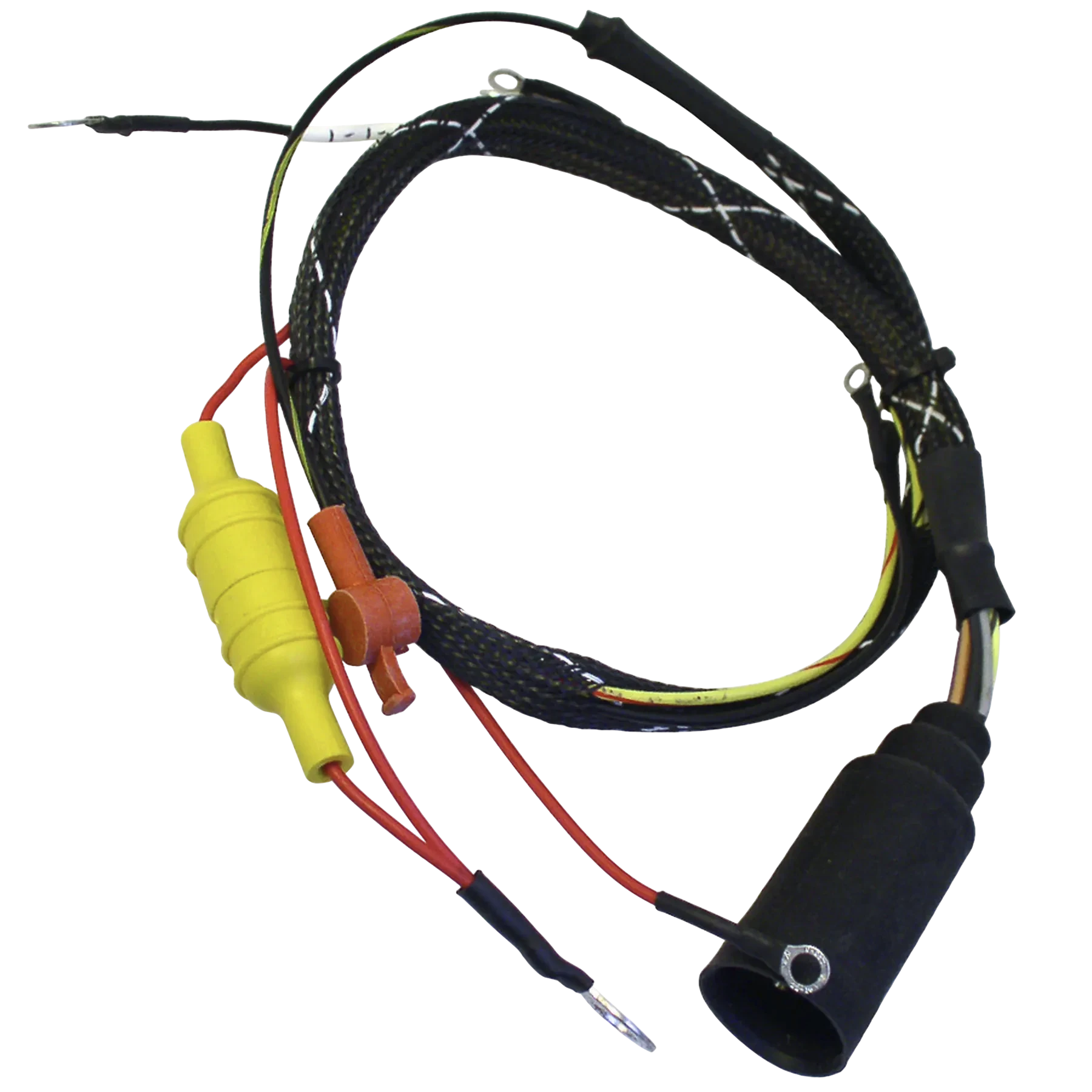 414-6219A2 fits 40 HP 2cyl Mercury/Mariner 1981-84 models with Serial # 5823918 thru 6999999 as an ignition engine harness. Used to replace worn or failed ignition components in outboard service.