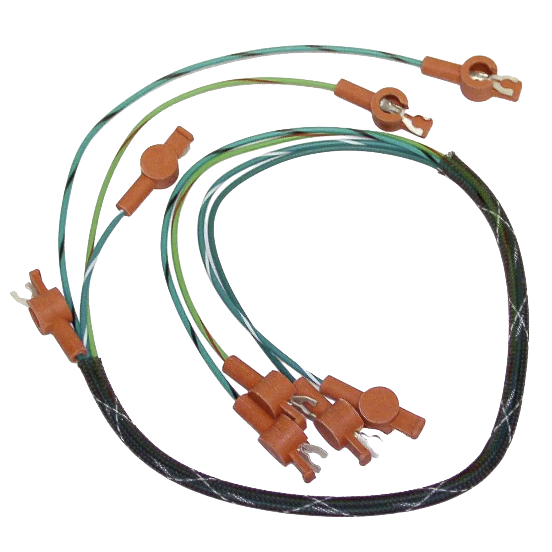 934-8721 is an ignition primary wire set for 30 HP 4cyl Jet Mercury/Mariner 1989-97 models with Serial # OC159200 thru OG589999. Supports dependable performance in heat, vibration, and moisture.